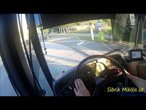 85-ös Busz. BKV. Vanhool AG300 (Cockpit View) Budapest. 2018.