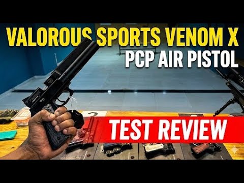 Valorous Sports Venom X .177cal PCP Air Pistol shooting test