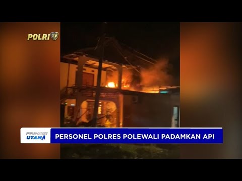 POLRES POLEWALI PADAMKAN API