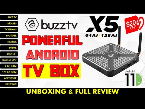 BuzzTv X5  |  Android 11 TV Box  |  2022 Model  |  REVIEW