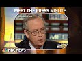 Meet The Press Minute Ken Starr Hoped For Greater Division Between Law And Politics In 1999