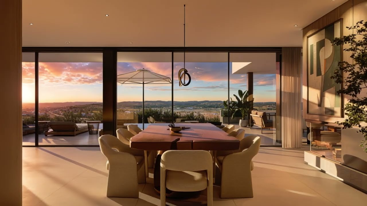 Vídeo render 3D hiperrealista de villa mediterránea por Digital Architects