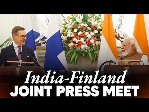 PM Modi, President Alexander Stubb of Finland attend joint press meet at Hyderabad House, New Delhi