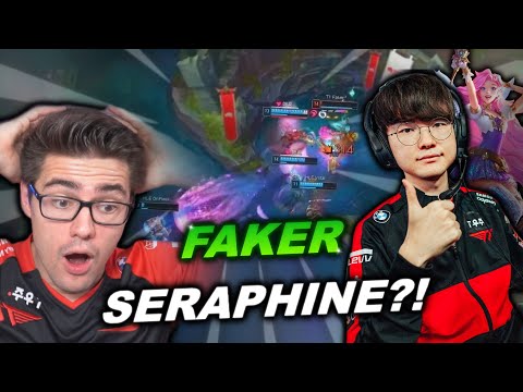 FAKER SERAPHINE?! - T1 vs HLE - T1 FAN REACTS #LCK2022