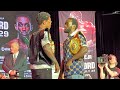 TERENCE CRAWFORD NOT INTIMIDATED BY ERROL SPENCE! SQUARES UP WITH HIM IN FINAL FACE OFF BEFORE CAMP!