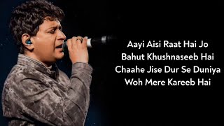 Lyrics: Aankhon Mein Teri Ajab Si  KK  Vishal-Shek