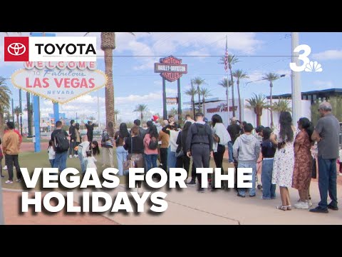 Holiday visitors say Christmas in Las Vegas is worth the price