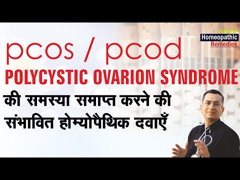 Polycystic Ovarian Syndrome || PCOS || Natural homeopathic remedies with symptoms || Dr Umang Khanna