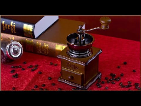 Классическая деревянная кофемолка в ретро стиле от Artence