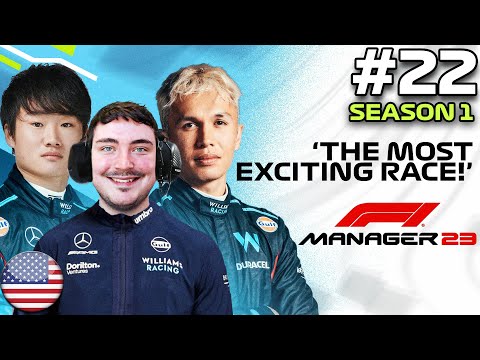 F1 MANAGER 23 | THE MOST EXCITING RACE! | Williams CAREER MODE #22 | F1 Manager 2023 #f1manager23