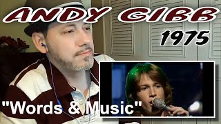 Andy Gibb - Words and Music (1975) | REACTION !!!