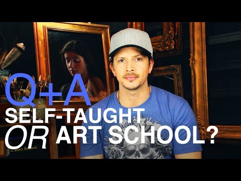 Art School VS Self-Taught | Q+A - Making a Start