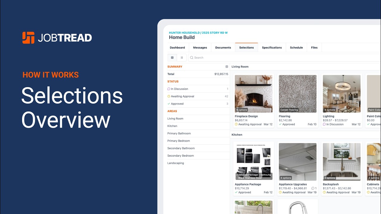 JobTread Selections Overview