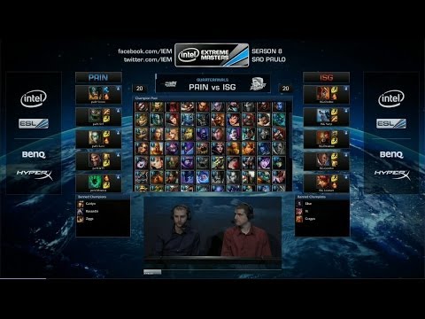 paiN Gaming vs. Isurus Gaming Match 2  IEM Sao Paulo - League of Legends