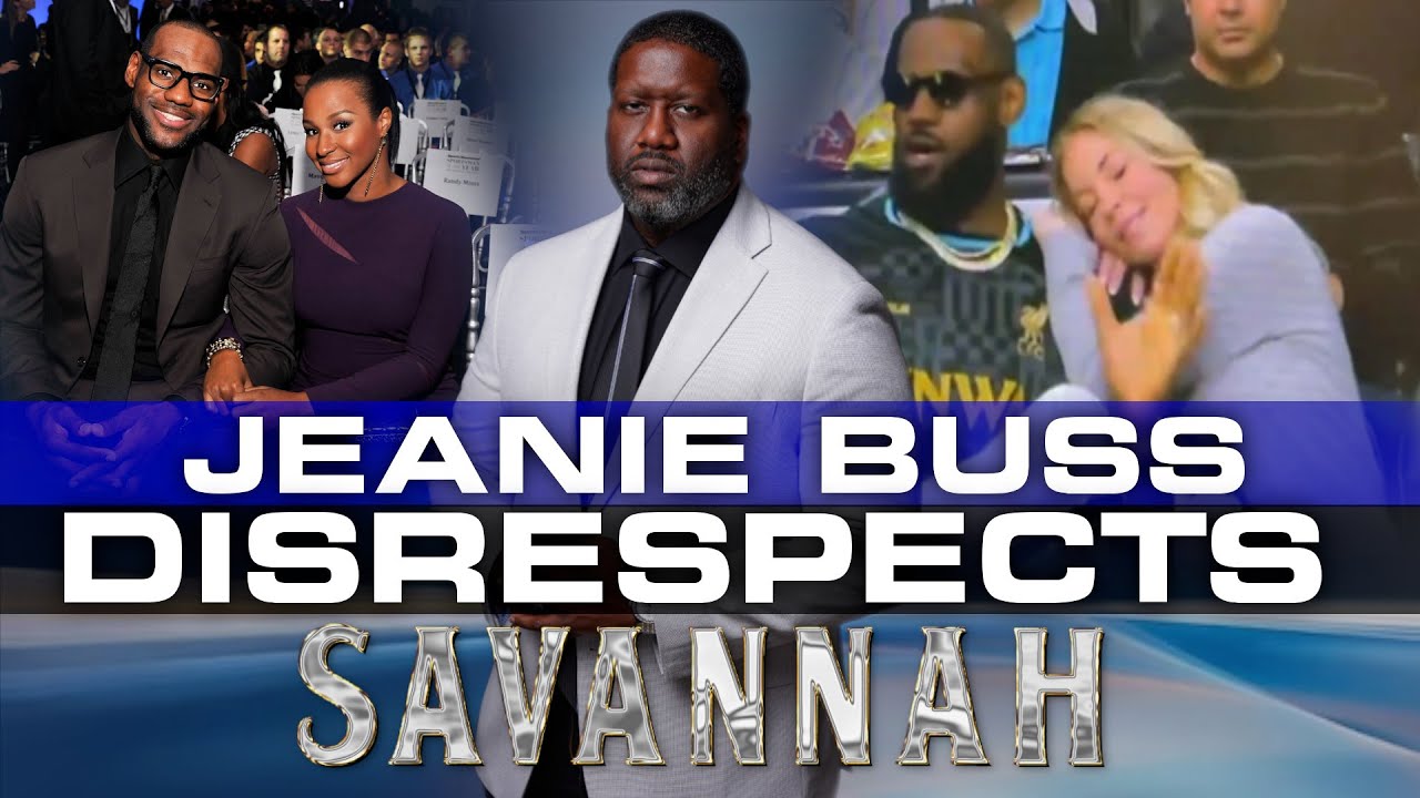 Jeanie Buss Disrespects Lebron James' Wife Savannah By Lying On Her Husband's Shoulder