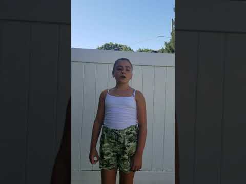 Riley sings "The Climb"