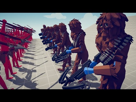 STAR WARS CHEWBACCA VS ALL RANGED UNITS - TOTALLY ACCURATE BATTLE SIMULATOR