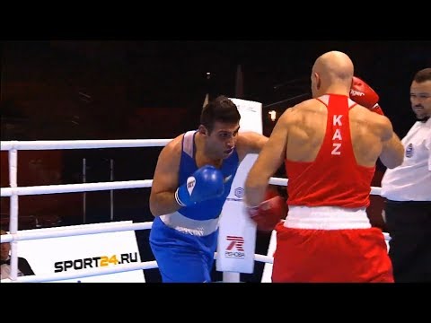 Quarterfinals (91kg) LEVIT Vassiliy (KAZ) vs IASHAISH Hussein (JOR) /AIBA World 2019