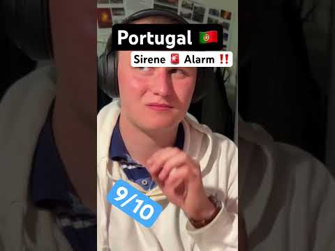 Portugal Sirene Alarm #feuerwehr #eas #sirene #sound