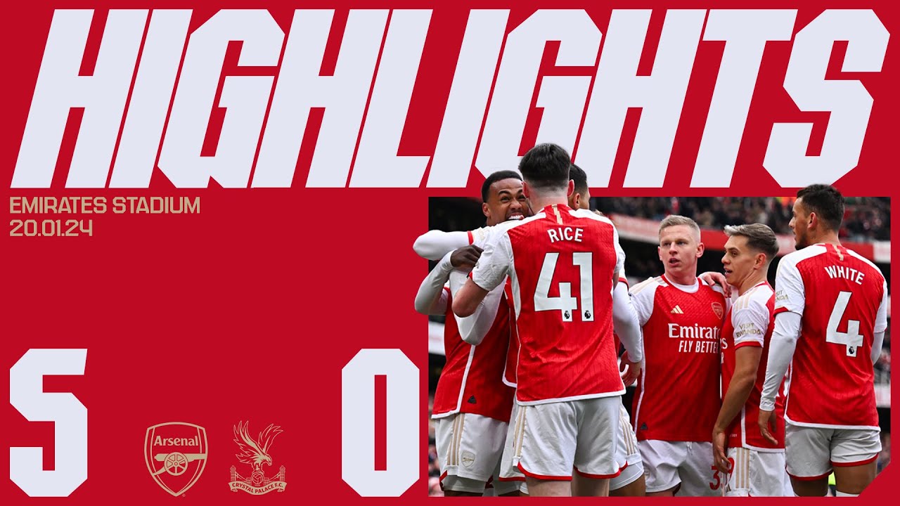 Arsenal vs Crystal Palace highlights