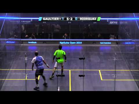 Squash : 2014 Netsuite Open - SF Roundup - Gaultier v Rodriguez