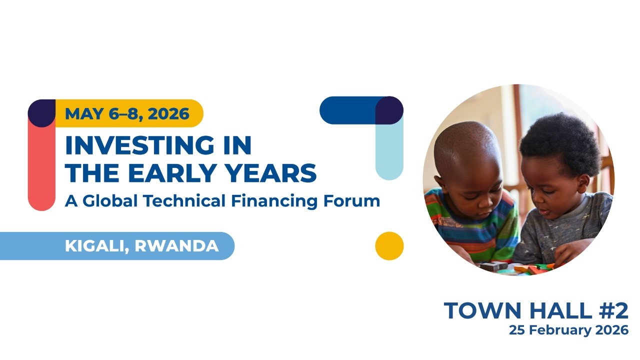 Investing in the Early Years: Town Hall #2