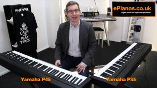 Yamaha P35 v P45 Comparison – What piano should I buy?