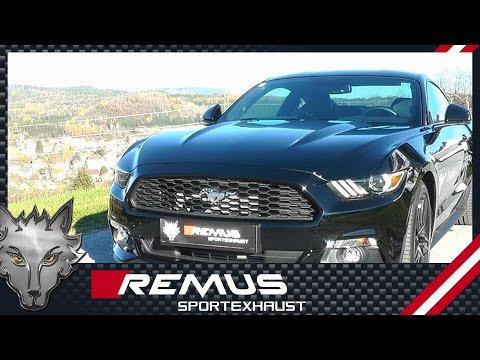 Ford Mustang 2.3T EcoBoost with REMUS cat-back system