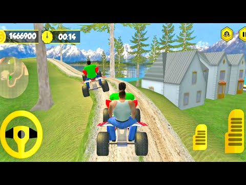 Mountain Taxi ATV Dirt Bike Climb Game | Dirt ATV Bike Taxi Driving Challenge Game | ATV Bike Race