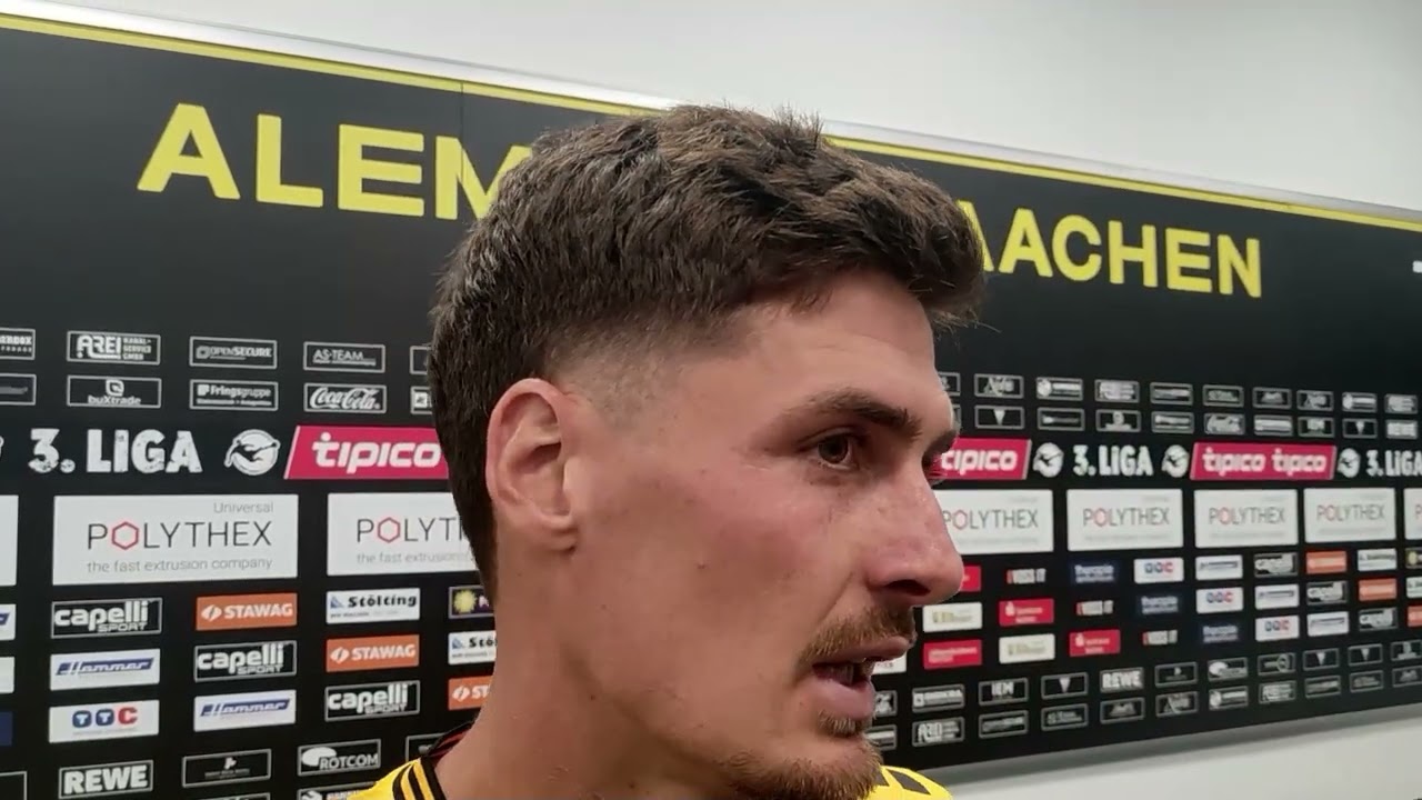  Danilo Wiebe – Mittelfeldspieler Alemannia Aachen – Auftakt nicht gelungen, nicht unsere Spielidee 
