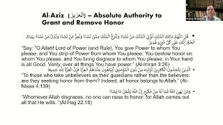 Your Character in the Shade of Allah's Name, Al Aziz