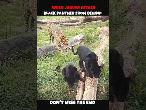 Jaguar V/S Black Panther #viralshorts #viralytshorts #shorts #viralaishorts #ytshorts #wildlife