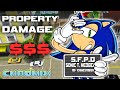 How Much PROPERTY DAMAGE Does Sonic Cause In City Escape