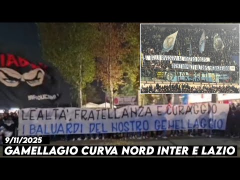 GAMELLAGIO CURVA NORD INTER E LAZIO || Inter Milan vs Lazio 9/12025