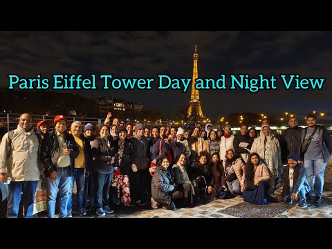Paris Eiffel Tower Night and Day View #praveenafernandes 