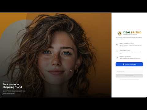 DealFriend — Personal Shopping Companion 소개 영상