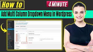 How to add multi column dropdown menu in wordpress 2024