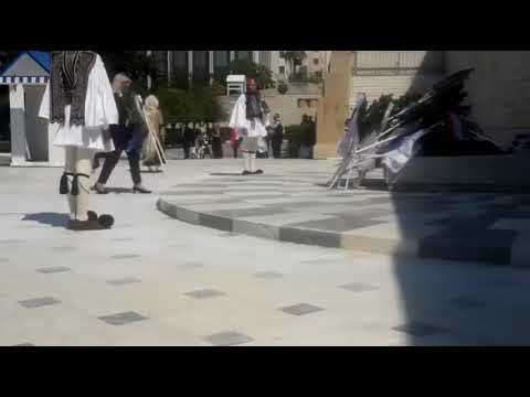 Σαλαμίνια 2021 ---  Κατάθεση στεφάνων στο Σύνταγμα 15/9/2021