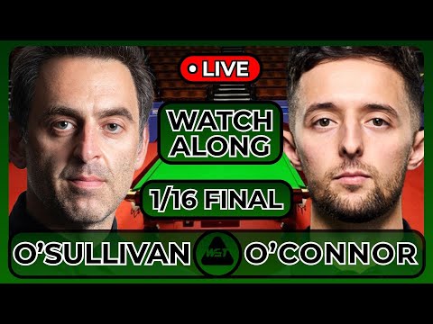 O'SULLIVAN VS O'CONNOR | WORLD GRAND PRIX 2026 | 1/16 FINAL | LIVE WATCHALONG