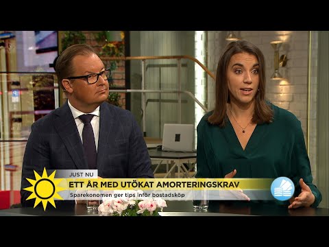Amorteringskravet: de utanför bostadsmarknaden drabbas - Nyhetsmorgon (TV4)