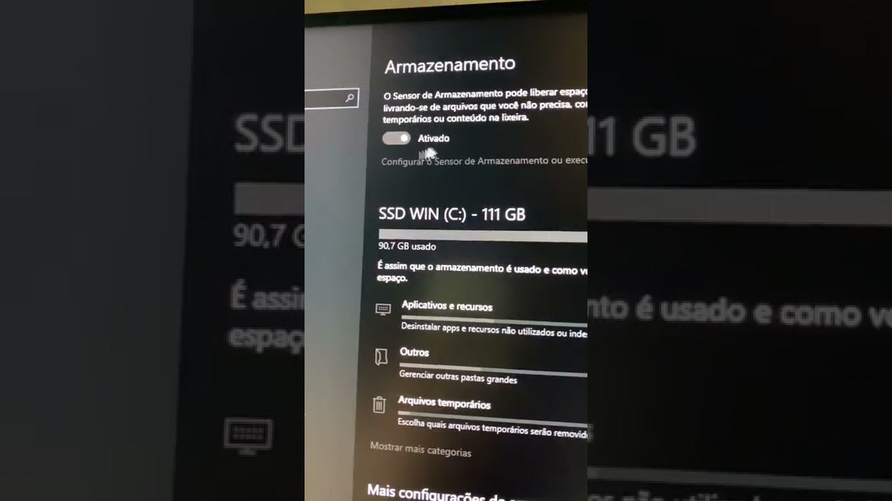 COMO LIBERAR MAIS MEMÓRIA NO SEU PC!! #shorts