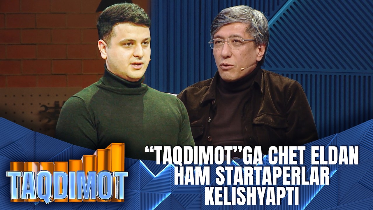 TAQDIMOT  12 - son "Taqdimot"ga chet eldan ham startaperlar kelishyapti