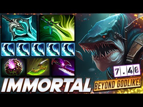 Slark Super Shark Immortal Action - Dota 2 Pro Gameplay [Watch & Learn]