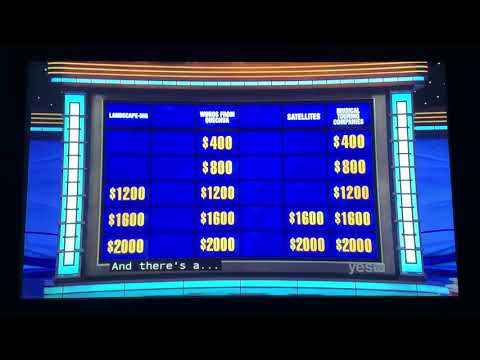 Double Jeopardy, Tyler Rhode Day 3 - 2nd Daily Double (10/29/21)