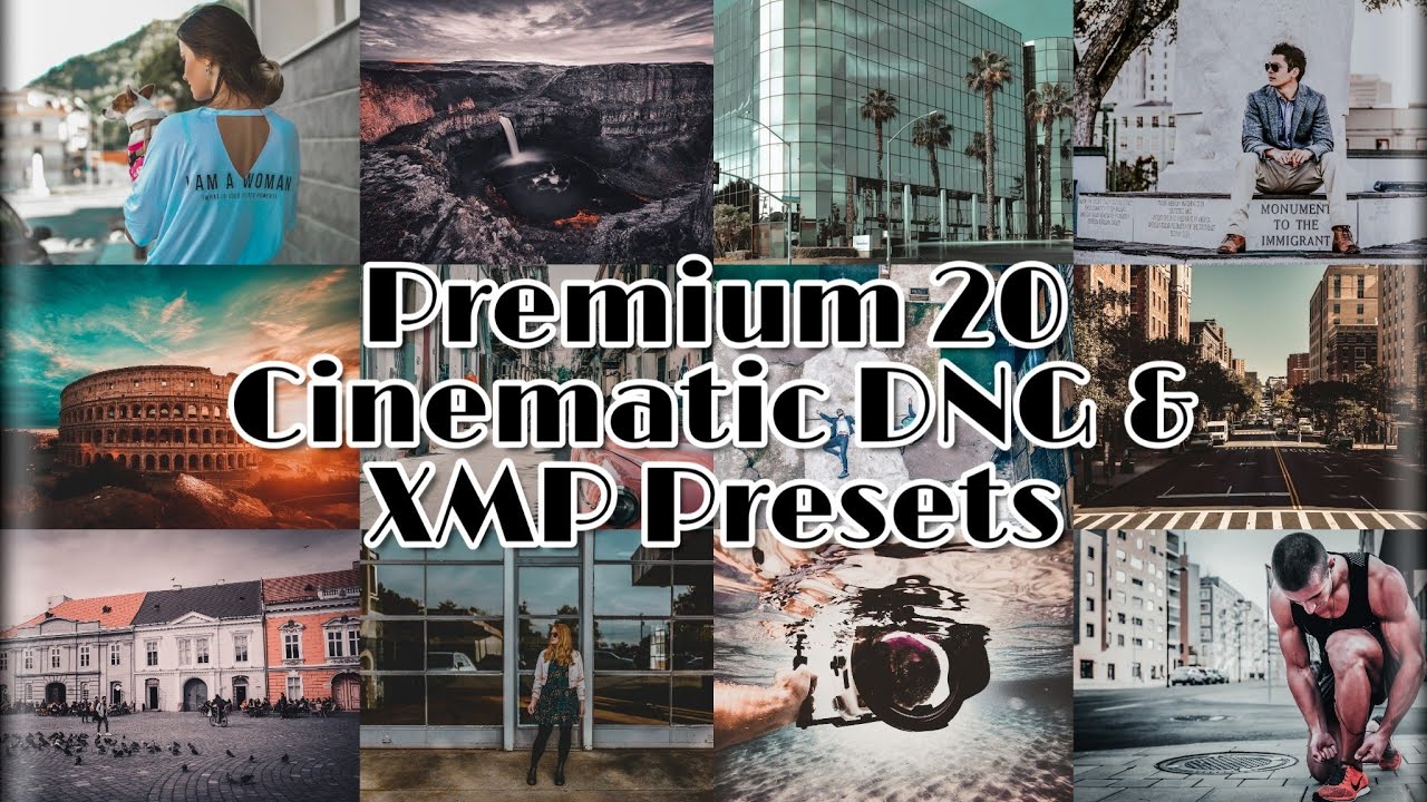 Lightroom Mobile 20 Premium Cinematic Presets DNG & XMP Free Download | Cinematic Presets