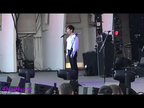 180428 #BTOB Korean National Anthem at #KoreanTimesMusicFestival2018