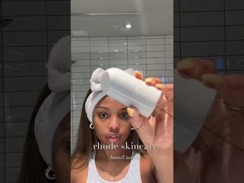 honest review of Rhode Skin 🧴🫧 #rhode #skincare #review #beauty #clearskin #foryou #fyp #acne
