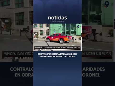 Contraloría detecta irregularidades en obras del municipio de Coronel