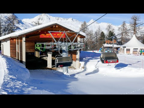 Sesselbahn Alp Surlej-Murtel - Eine Sesselbahn mit einer spektakulären Trassierung.
