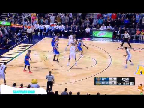 Nikola Jokic vs Knicks (2016/03/08) - 20 Pts, 9 Rebs!